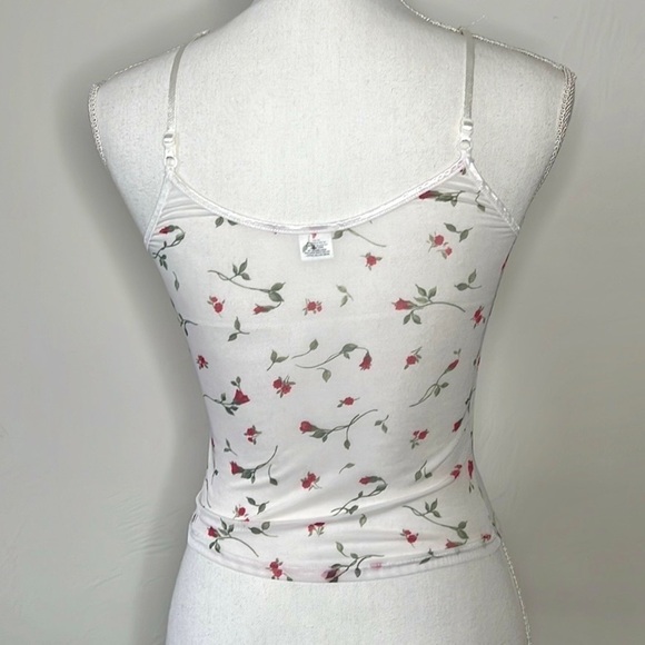 Y2K Mesh Rose Cami - Picture 2 of 6